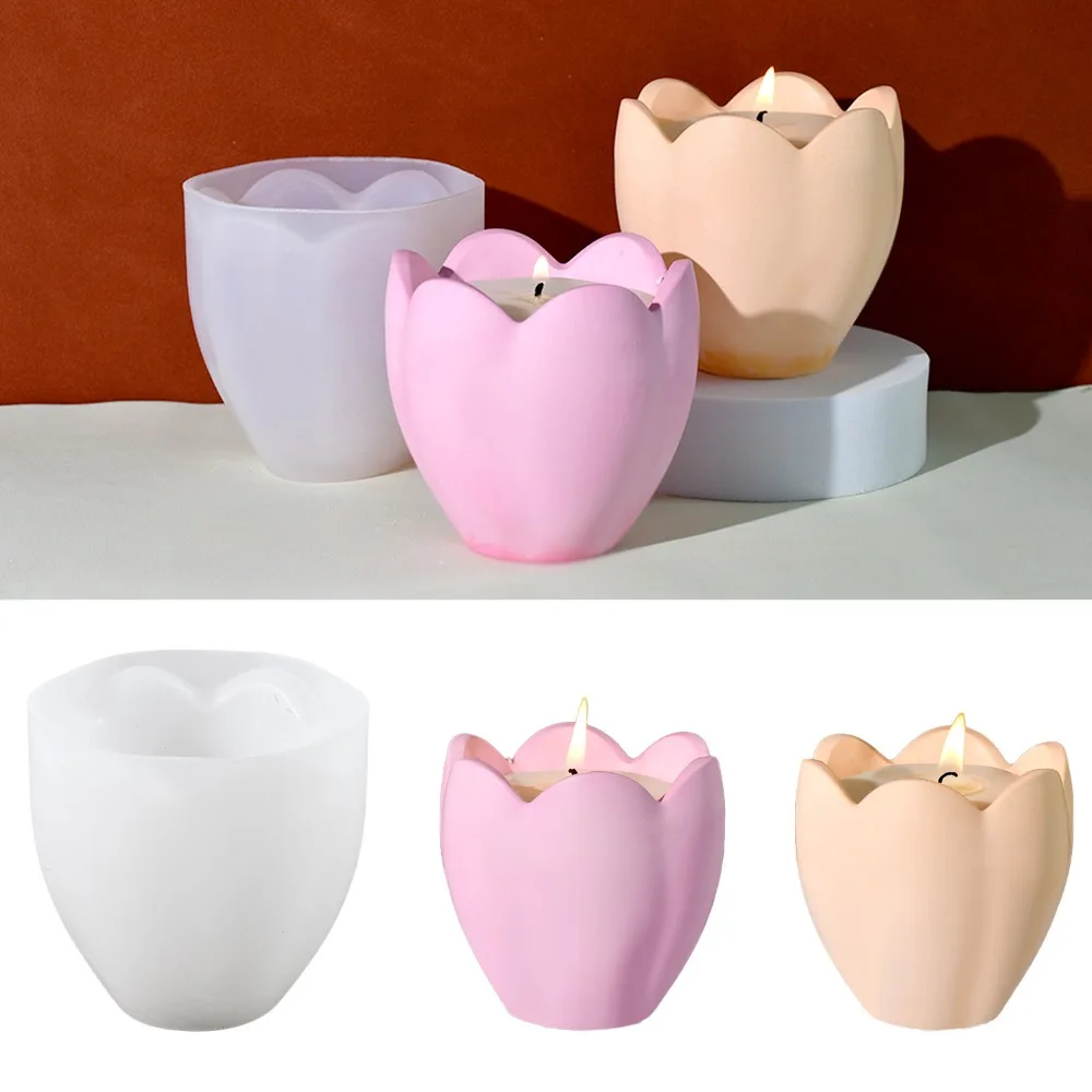 Soap Making Equipment For Beginners - Lale Mumluk Silikon Kalıplar Çiçek Reçine
