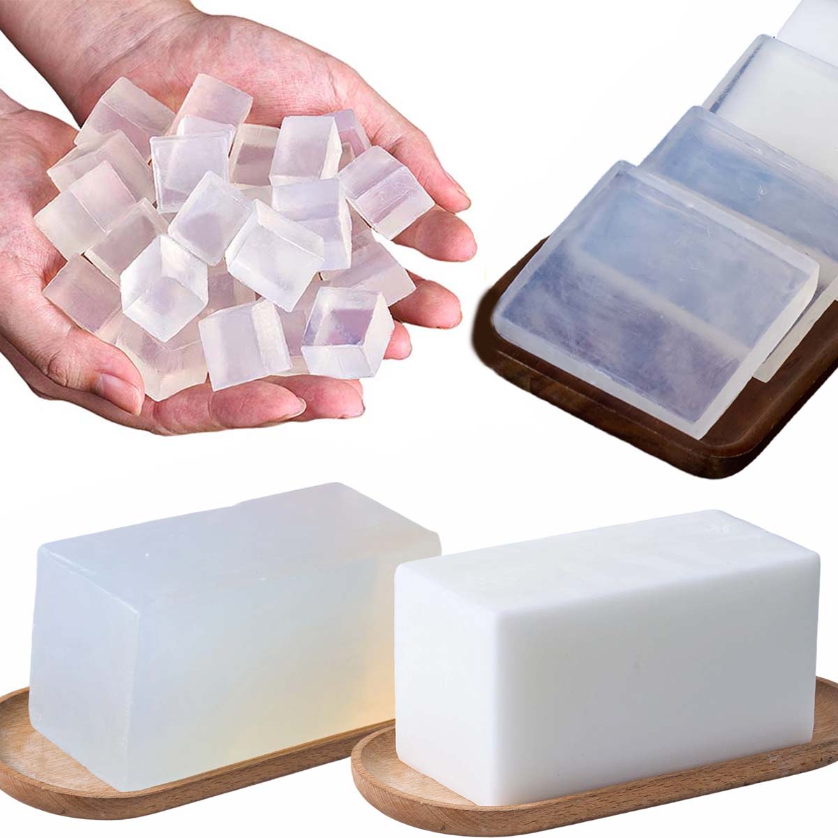Soap Making Material Wholesale - 1000g Gliserin Sabun Bazı DIY El