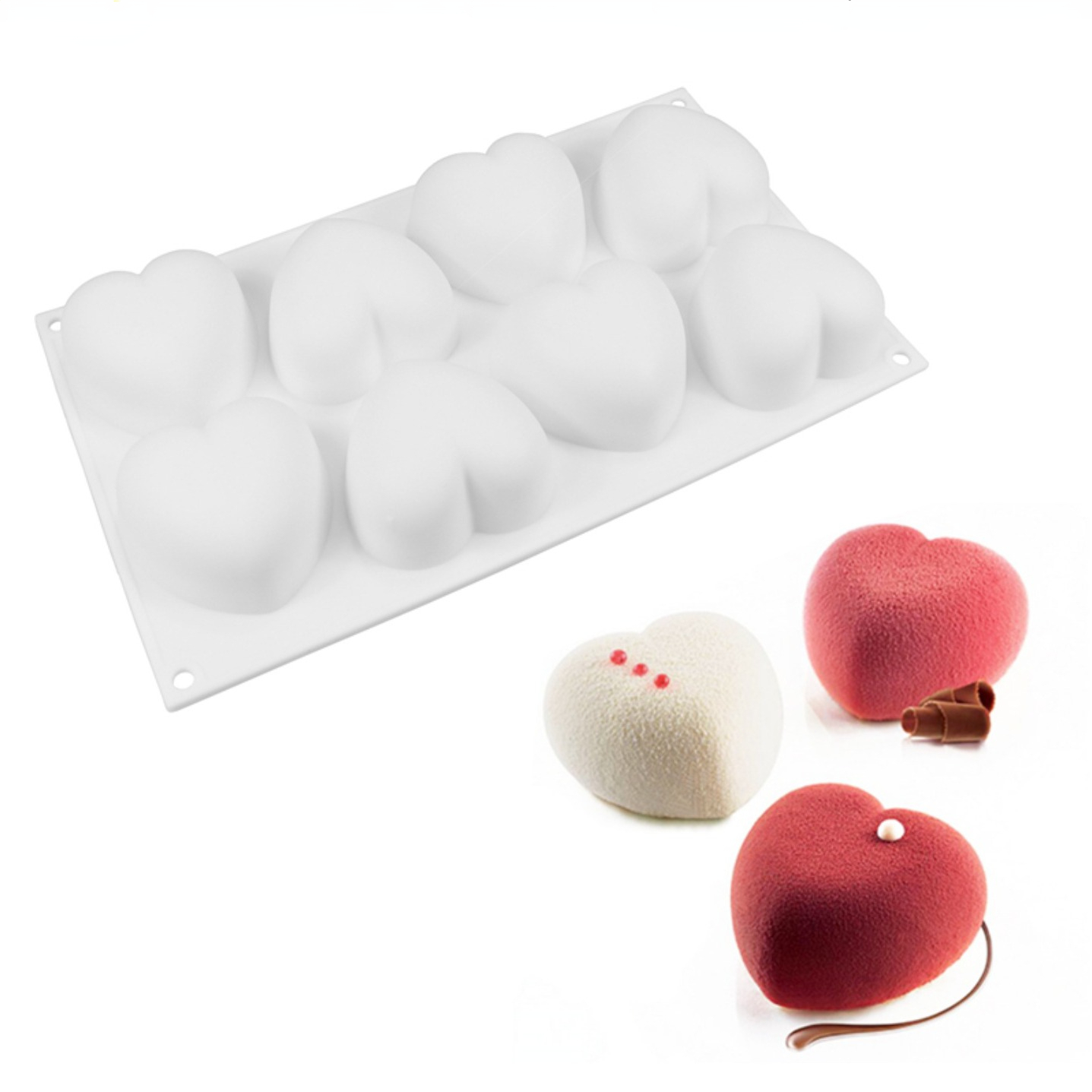 Soap Making Equipment For Beginners - Aşk Kalp Silikon Sabun Kalıp El