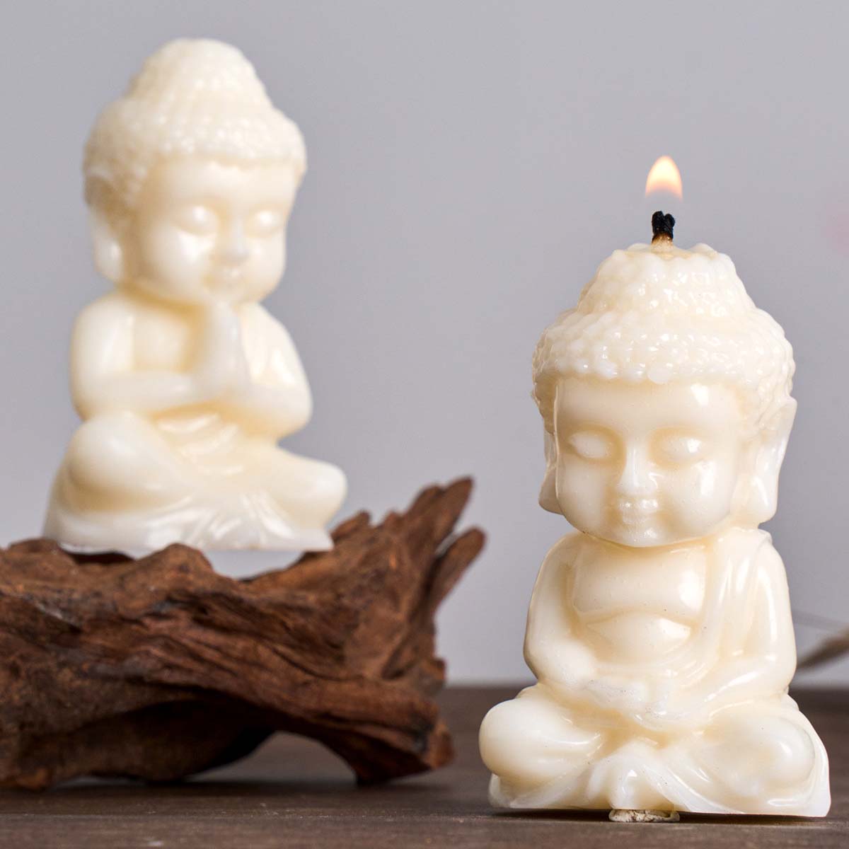 Soap Making Process - 3D Buda Silikon Mum Kalıbı DIY