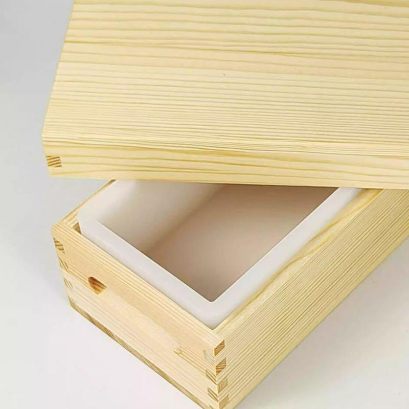 Soap Making Process - Doğal Ahşap Çerçeveli Sabun Kalıbı, 1300G