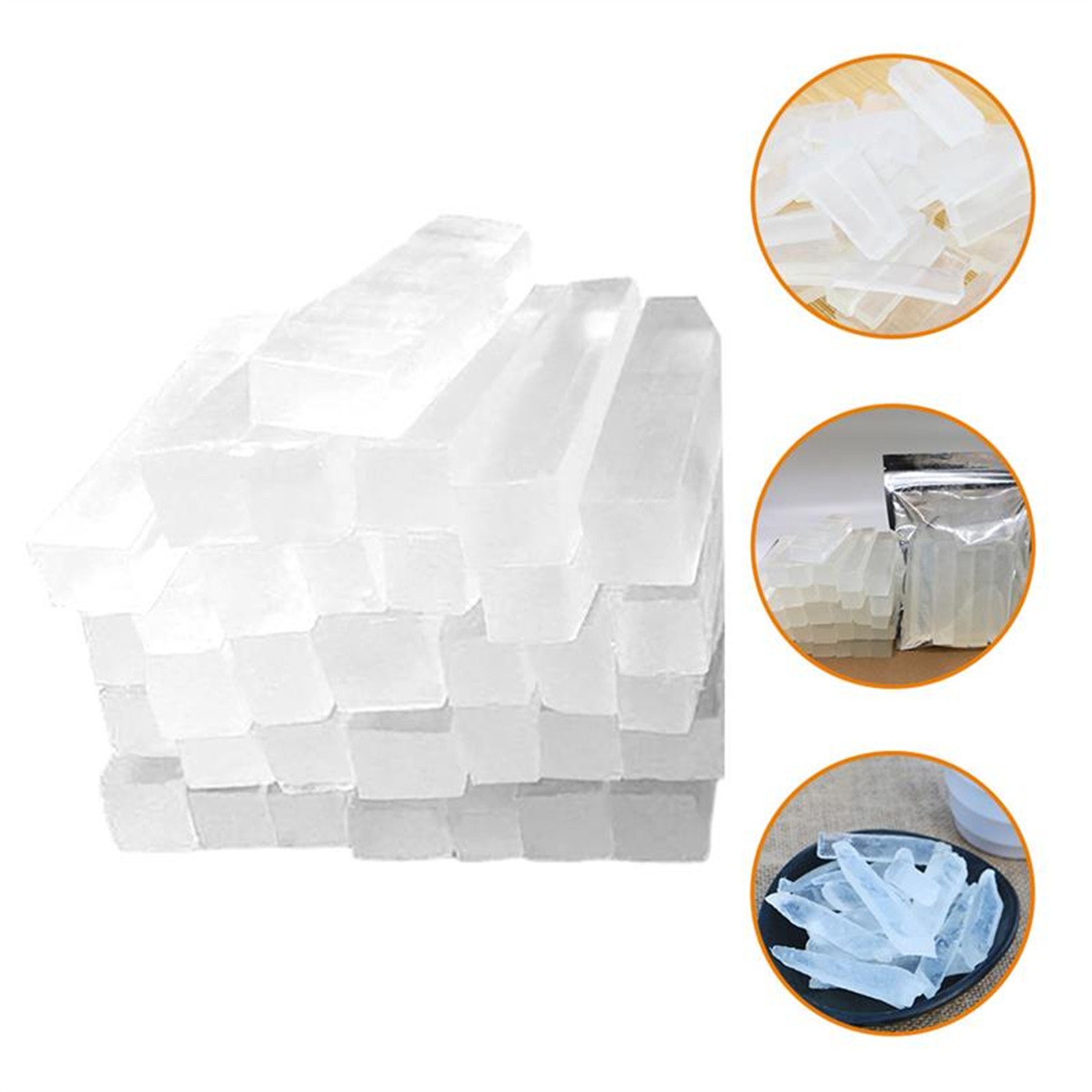 Soap Making Ingredients Natural - Şeffaf Gliserin Sabun Bazı Doğal Bitkisel
