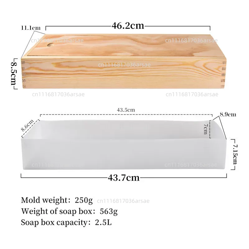 Soap Making Process - Ahşap Kutu ve Kapaklı Silikon Sabun