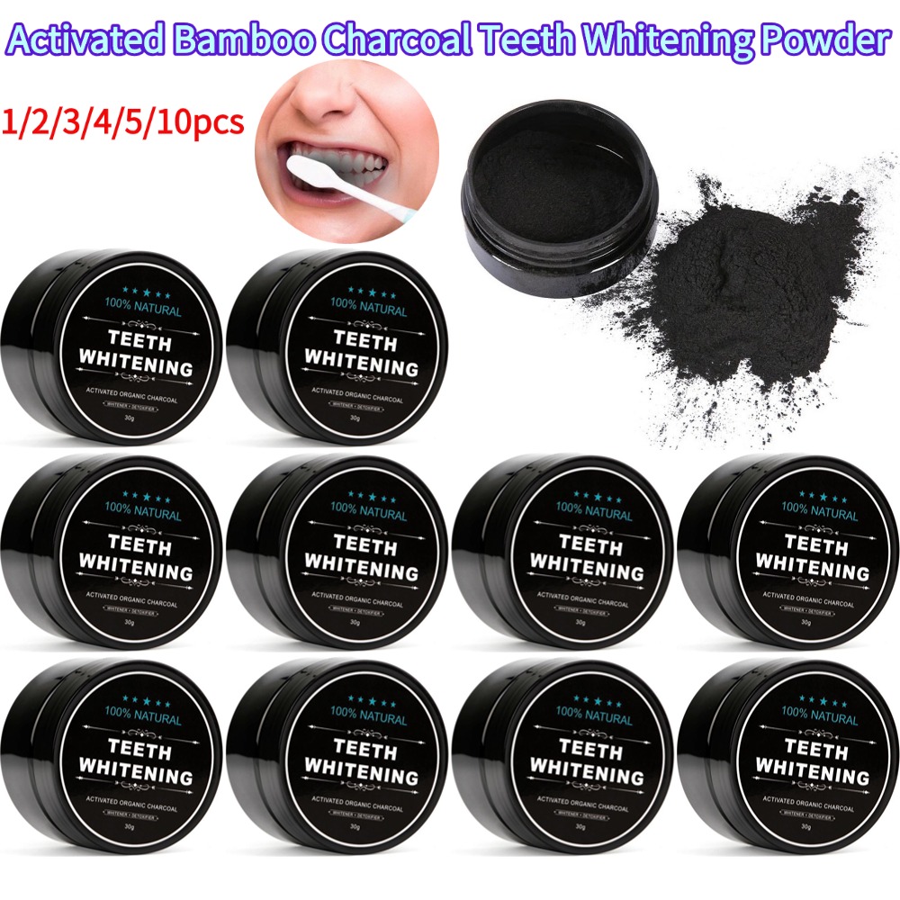 Activated Charcoal Powder - Diş Beyazlatıcı Toz Doğal Organik Aktif