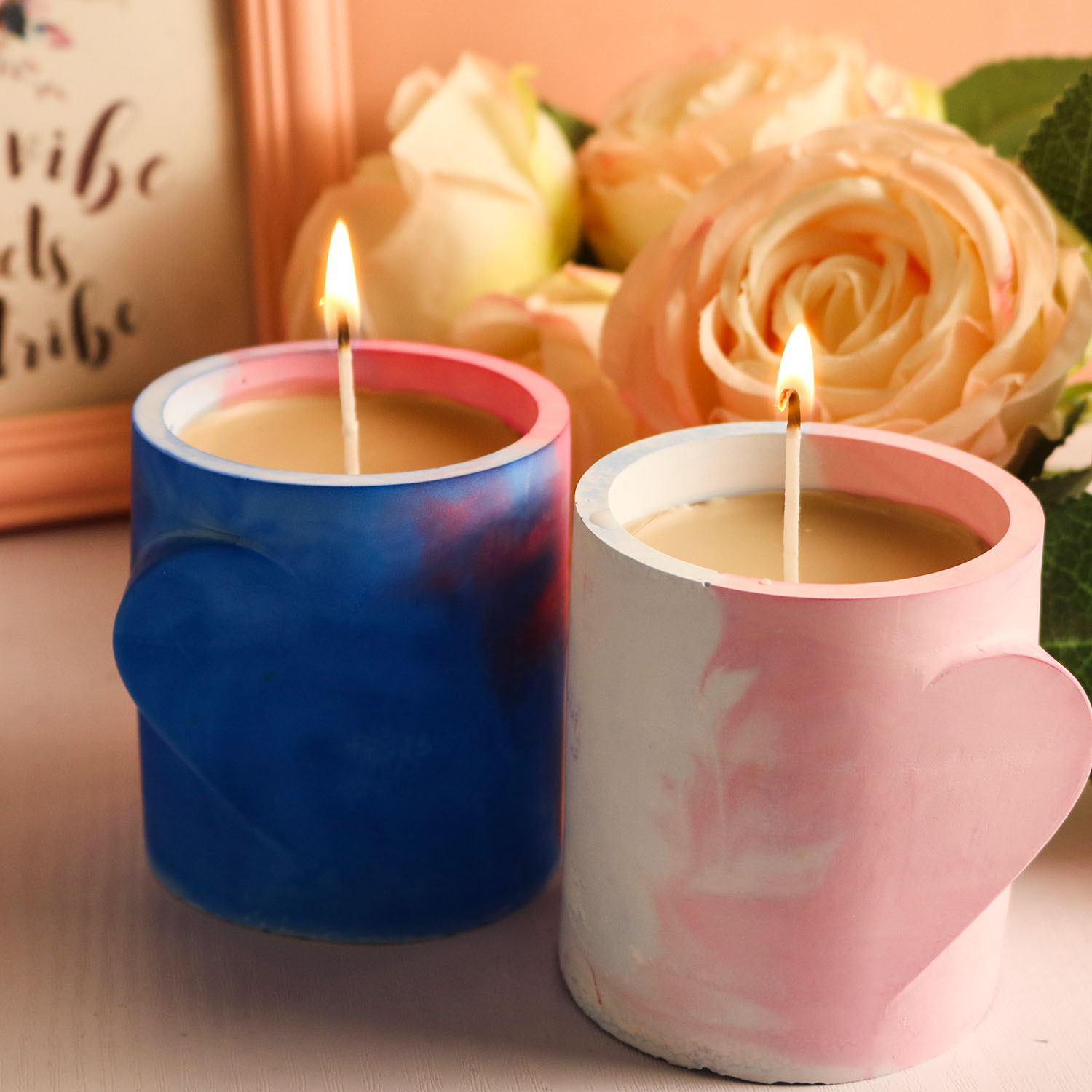 Aşk mum fincanı kokulu mum sil - Soap Making Scents incelemesi ve fiyatı