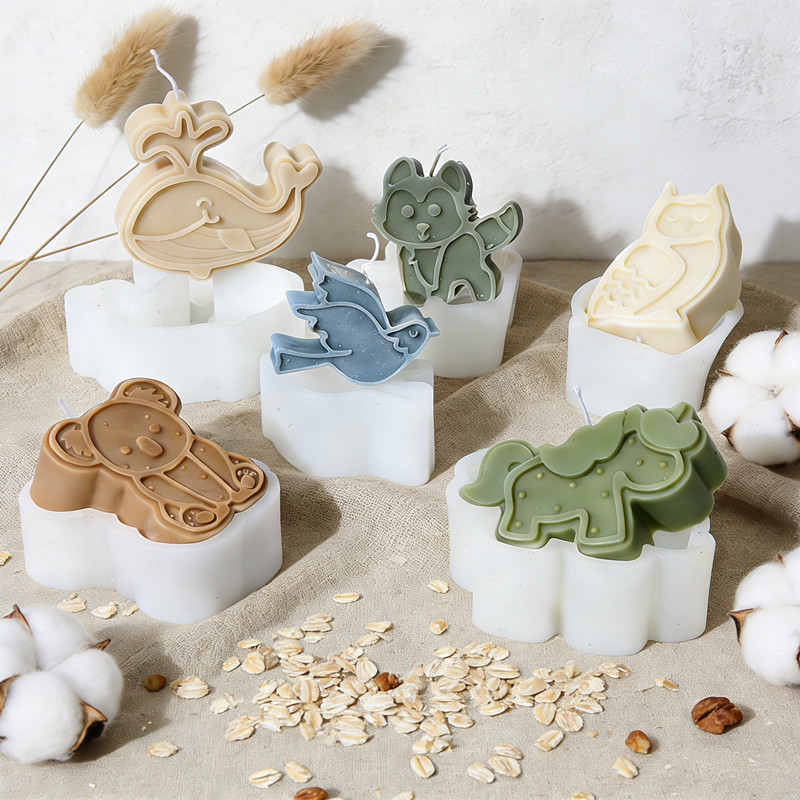 Sevimli Hayvan Silikon Mum Kal - Soap Making Scents incelemesi ve fiyatı