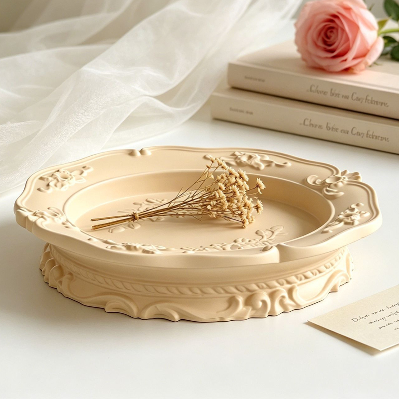 Zarif Vintage Barok Dantel Sil - Soap Making Dish incelemesi ve fiyatı