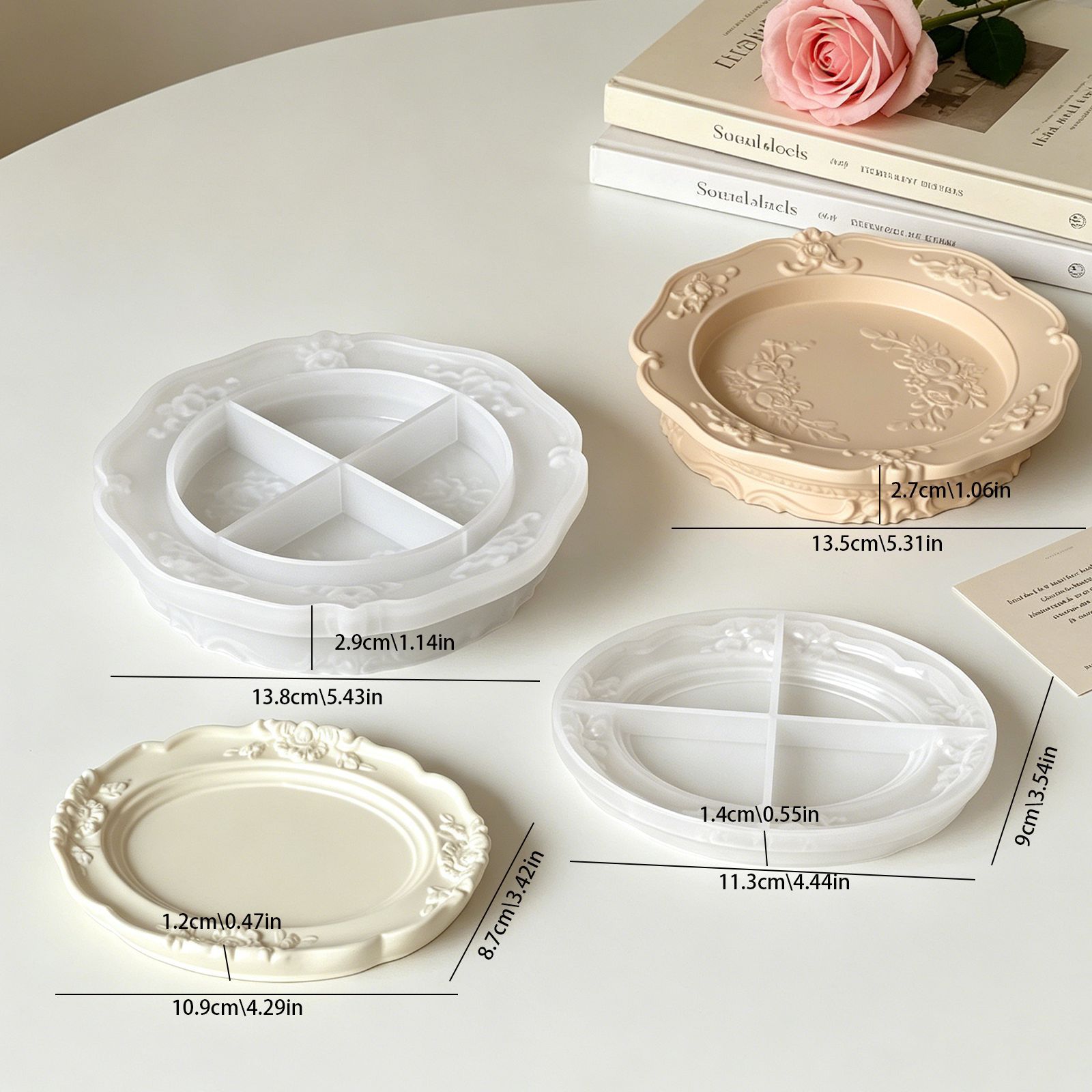 Zarif Vintage Barok Dantel Sil - Soap Making Dish incelemesi ve fiyatı
