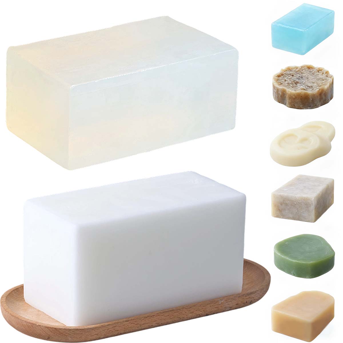 1000g Şeffaf Beyaz Sabun Bazı  - Soap Making Raw Material incelemesi ve fiyatı