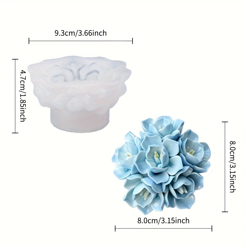 1 adet Ortanca Mum Silikon Kal - Soap Making Dish incelemesi ve fiyatı