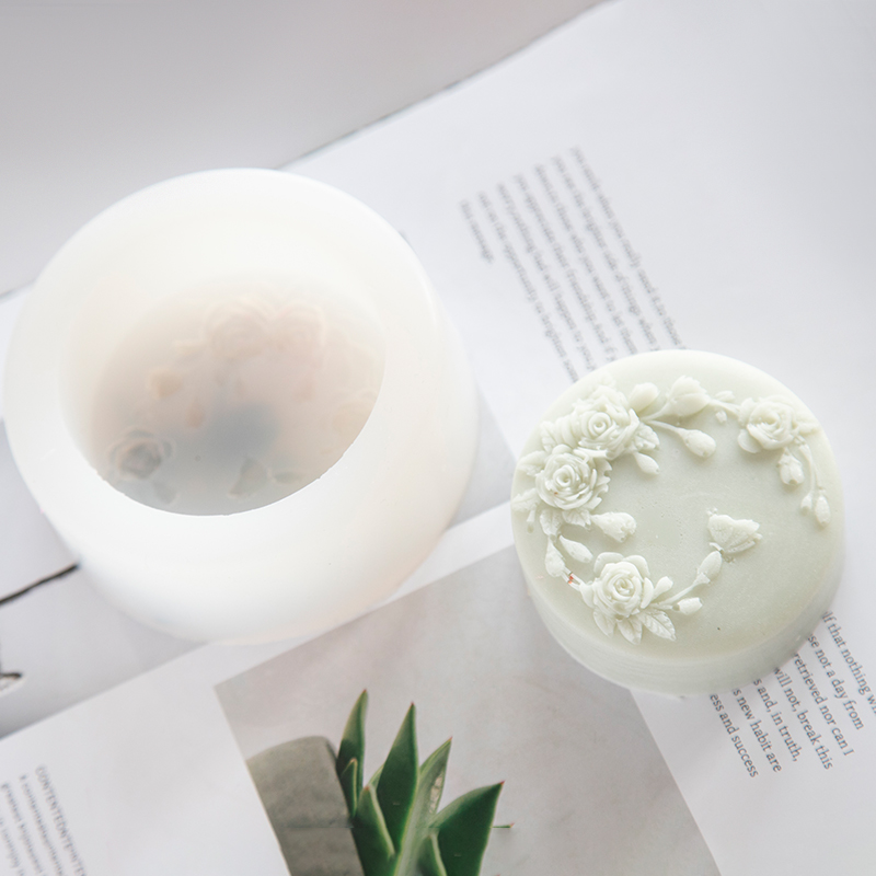 Yuvarlak Şekil Gül Çiçek El Ya - Soap Making Scents incelemesi ve fiyatı
