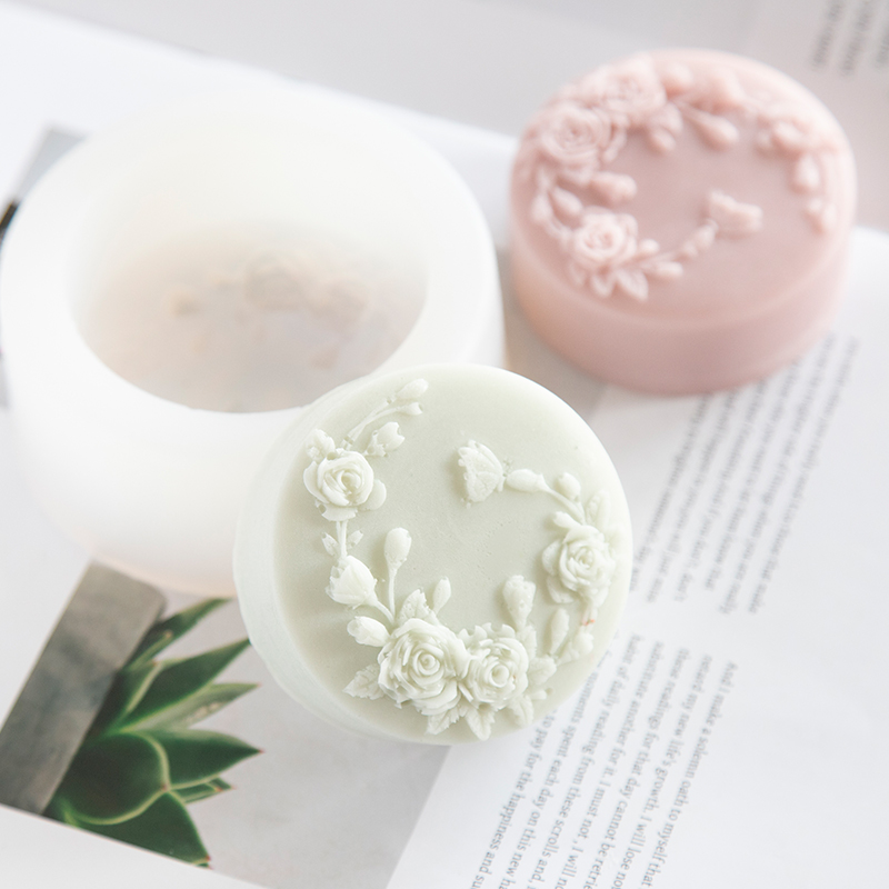 Yuvarlak Şekil Gül Çiçek El Ya - Soap Making Scents incelemesi ve fiyatı