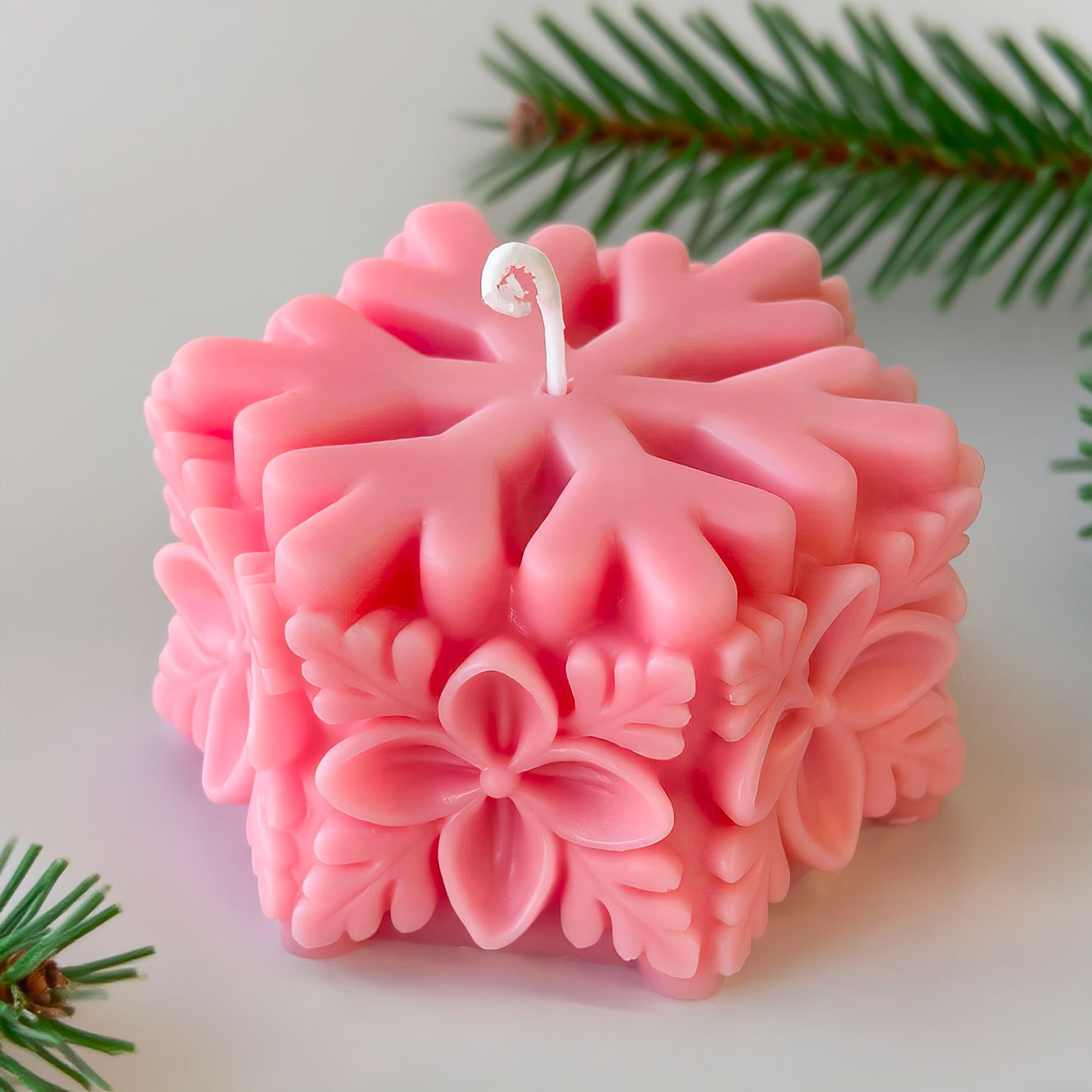 Noel Kar Tanesi Sütun Mum Kalı - Soap Making Scents incelemesi ve fiyatı