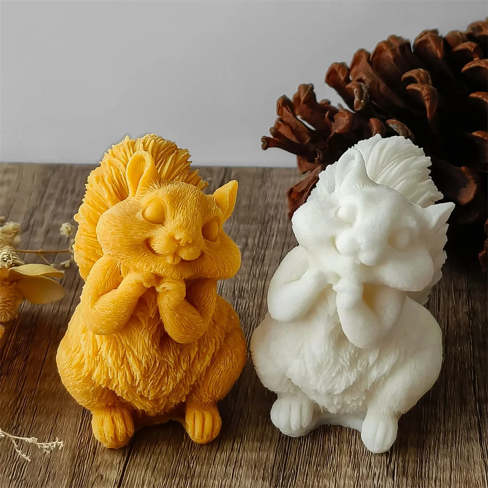 Sevimli Sincap Mum Silikon Kal - Soap Making Scents incelemesi ve fiyatı