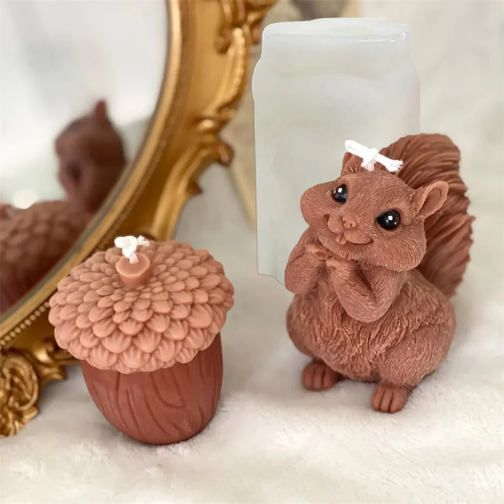 Sevimli Sincap Mum Silikon Kal - Soap Making Scents incelemesi ve fiyatı
